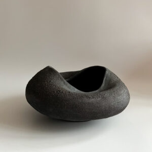 Black Ceramic Vase